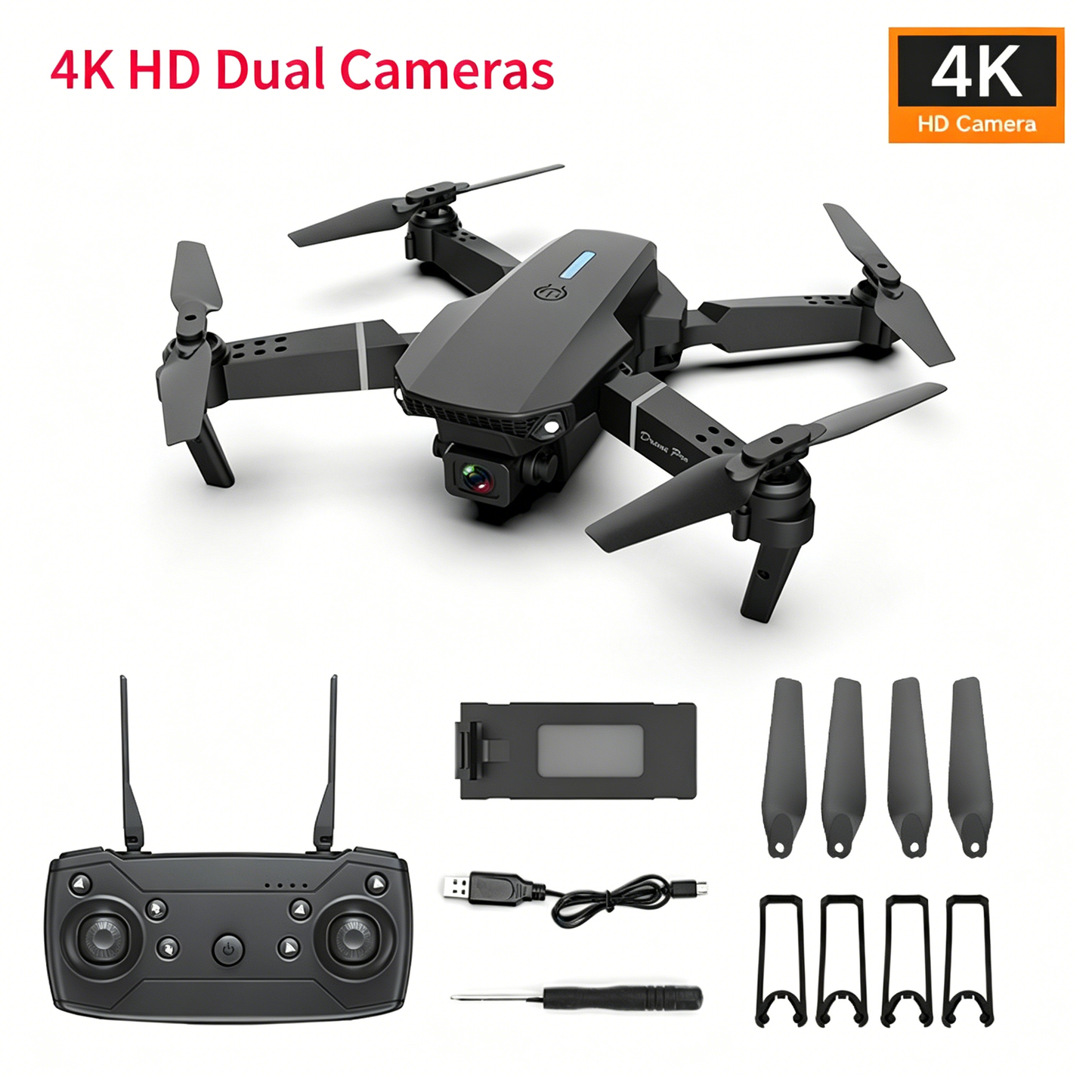 Stop Blurry Shots & Short Flights – Upgrade to a 4K HD Camera Drone