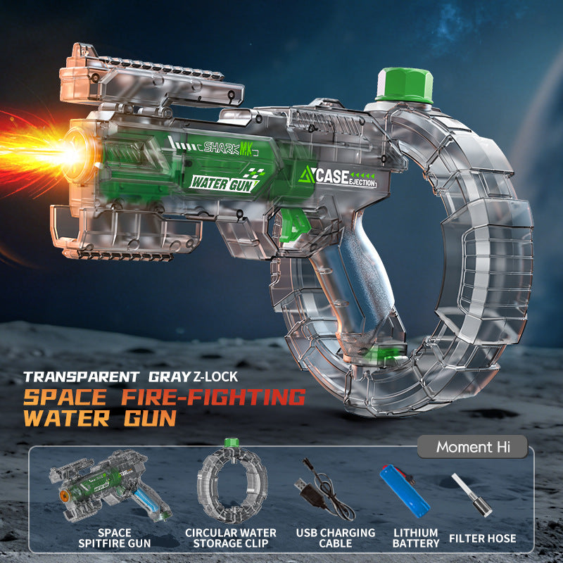 🚀 Transforming Space Water Blaster 💦 High-Power, Nonstop Spray Gun for Epic Summer Fun 🔥