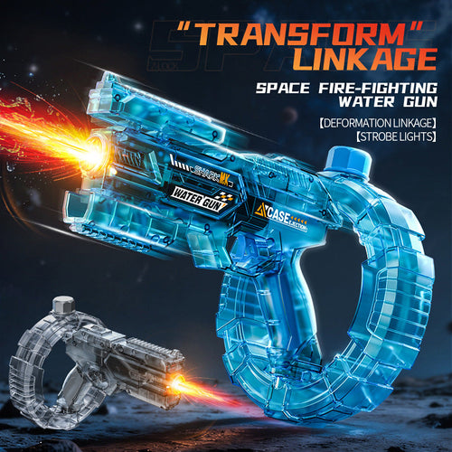 🚀 Transforming Space Water Blaster 💦 High-Power, Nonstop Spray Gun for Epic Summer Fun 🔥