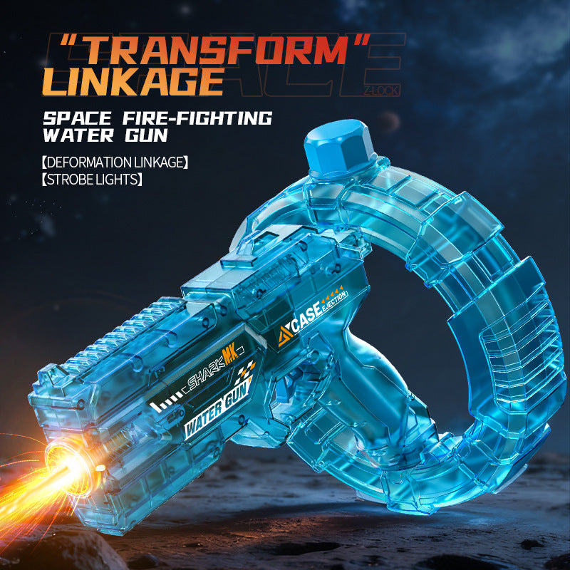 🚀 Transforming Space Water Blaster 💦 High-Power, Nonstop Spray Gun for Epic Summer Fun 🔥