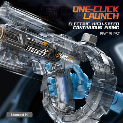 🚀 Transforming Space Water Blaster 💦 High-Power, Nonstop Spray Gun for Epic Summer Fun 🔥