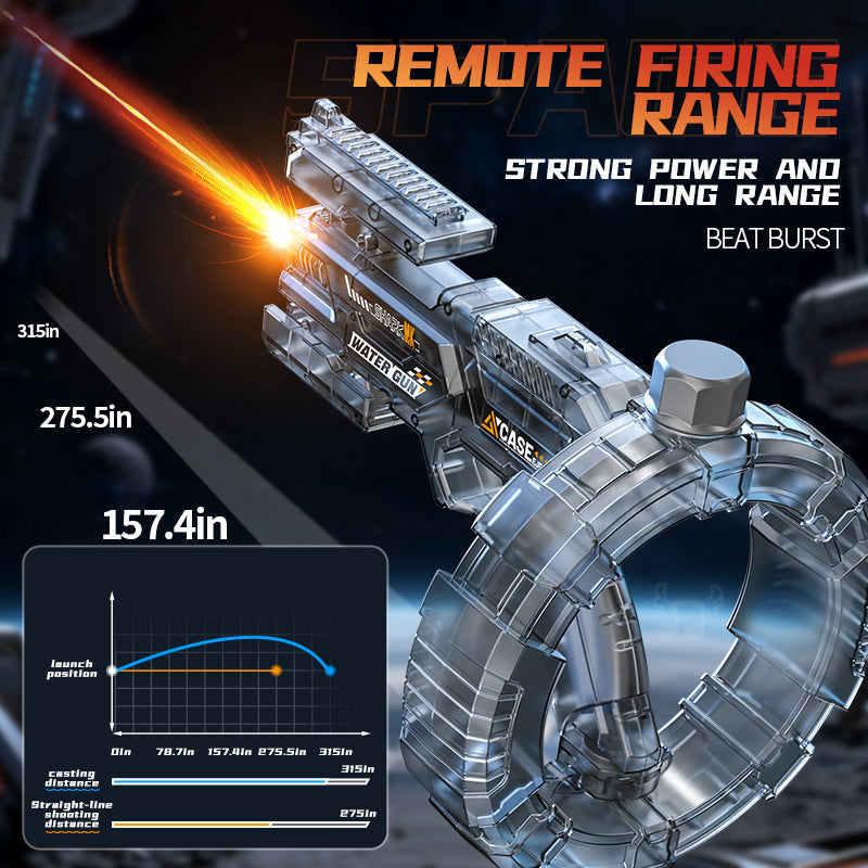 🚀 Transforming Space Water Blaster 💦 High-Power, Nonstop Spray Gun for Epic Summer Fun 🔥