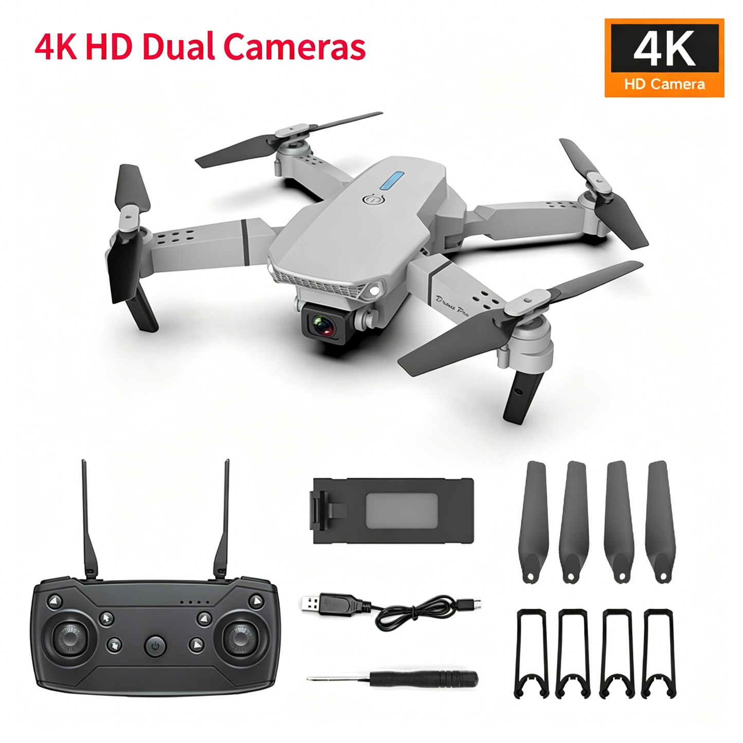 Stop Blurry Shots & Short Flights – Upgrade to a 4K HD Camera Drone