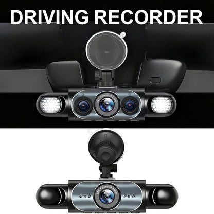 4-Channel 1080P Dash Cam – Full Car Protection with Night Vision & 24/7 Recording 🚗