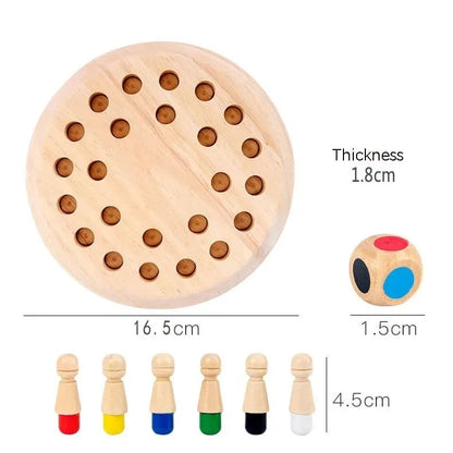 👶Wooden Memory Match Stick Chess Game💖🔥