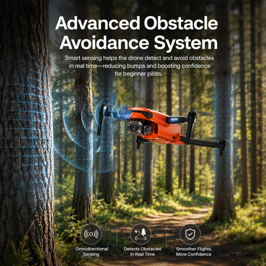 🚁 70% OFF Today – Limited-Time Deal: Foldable HD Camera Drone with Smart Obstacle Avoidance