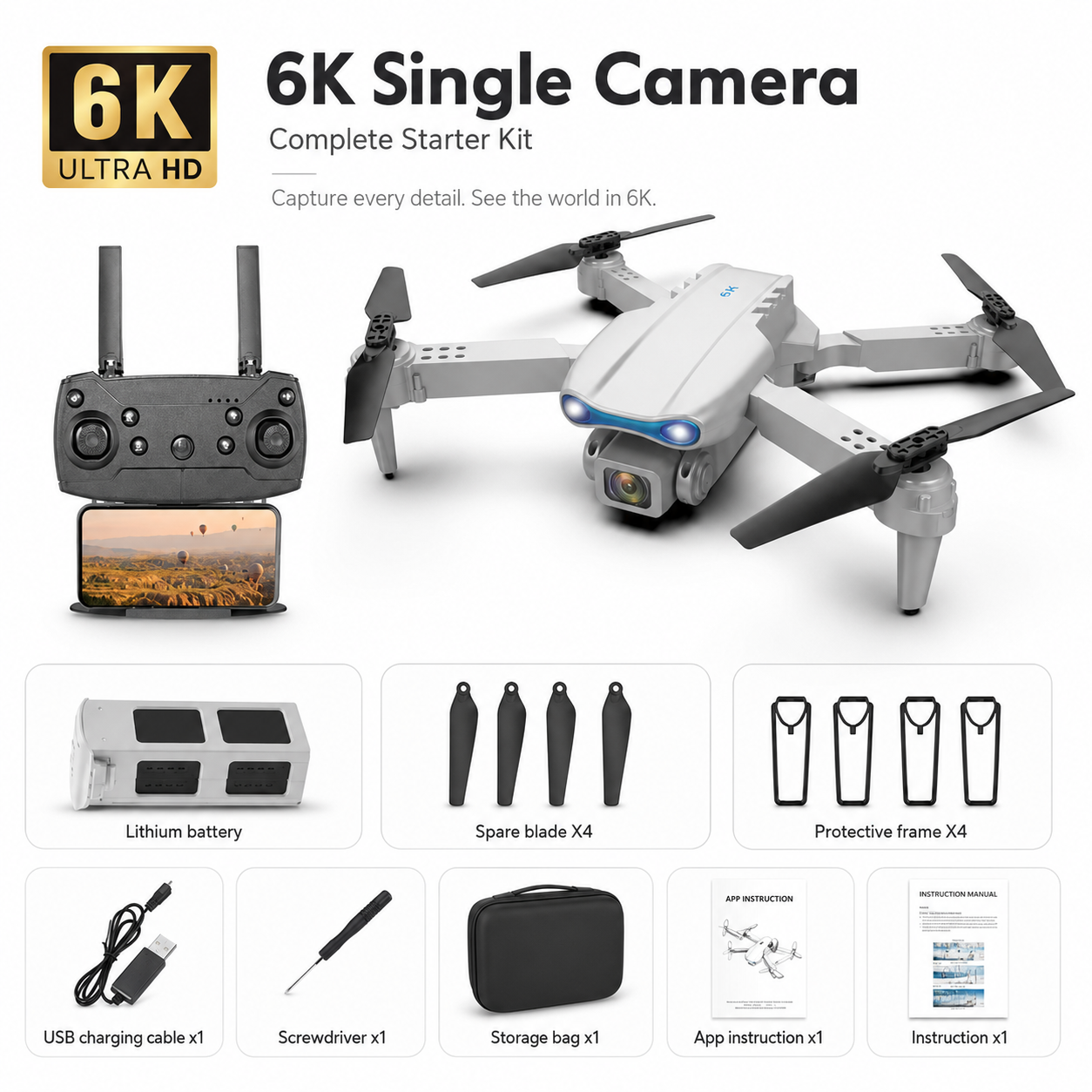 🚁 70% OFF Today – Limited-Time Deal: Foldable HD Camera Drone with Smart Obstacle Avoidance