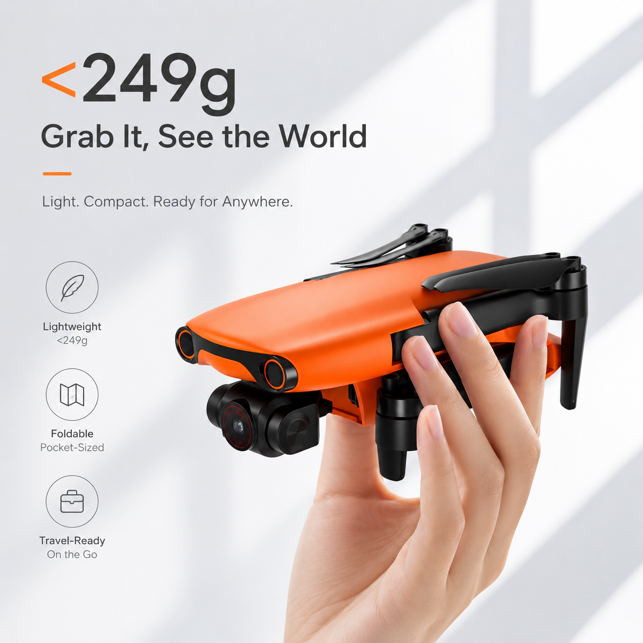 🚁 70% OFF Today – Limited-Time Deal: Foldable HD Camera Drone with Smart Obstacle Avoidance