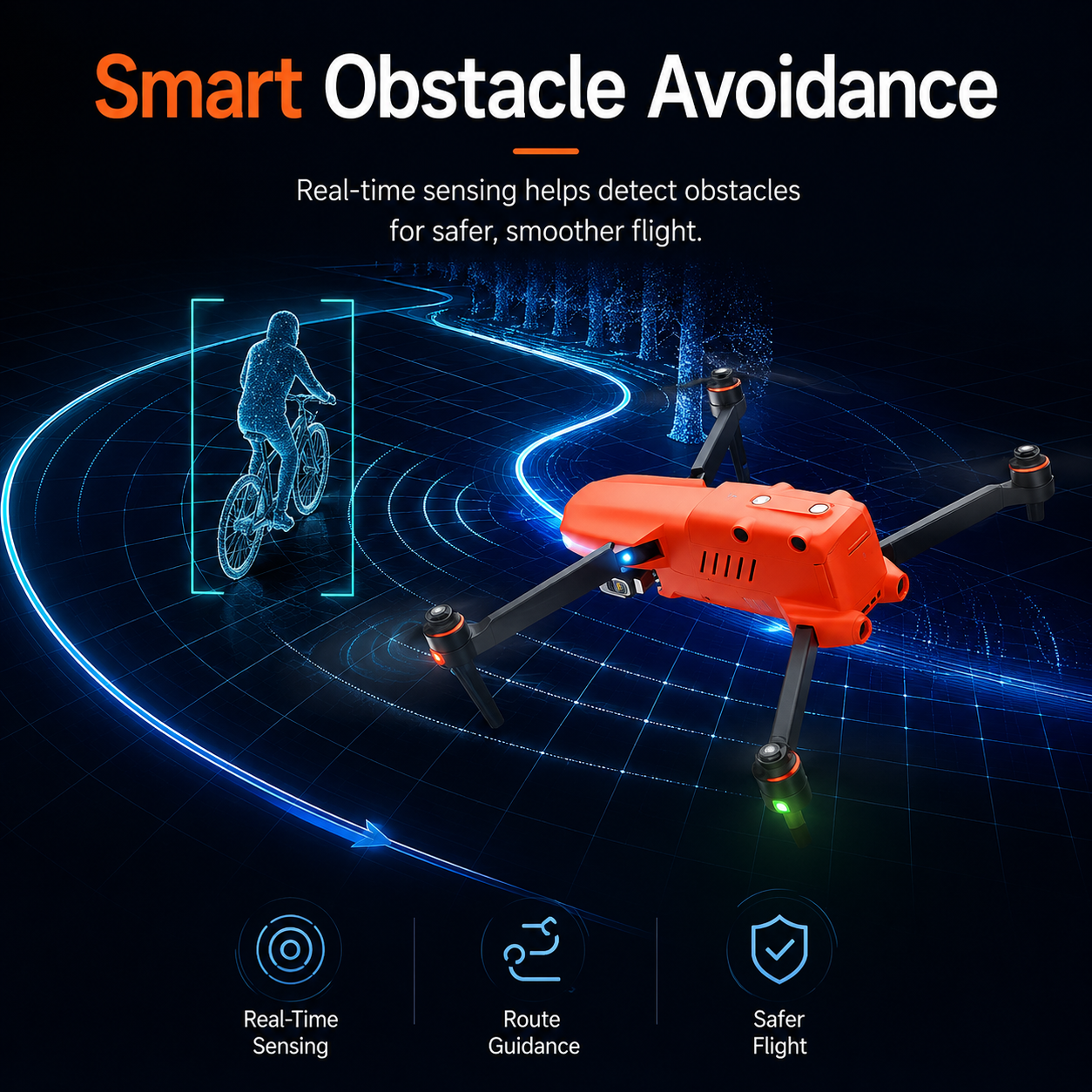 🚁 70% OFF Today – Limited-Time Deal: Foldable HD Camera Drone with Smart Obstacle Avoidance
