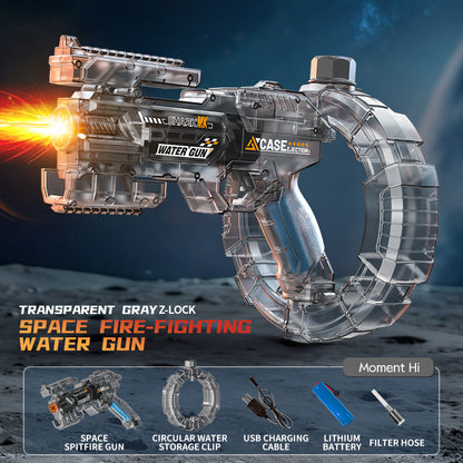 🚀 Transforming Space Water Blaster 💦 High-Power, Nonstop Spray Gun for Epic Summer Fun 🔥
