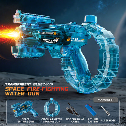 🚀 Transforming Space Water Blaster 💦 High-Power, Nonstop Spray Gun for Epic Summer Fun 🔥