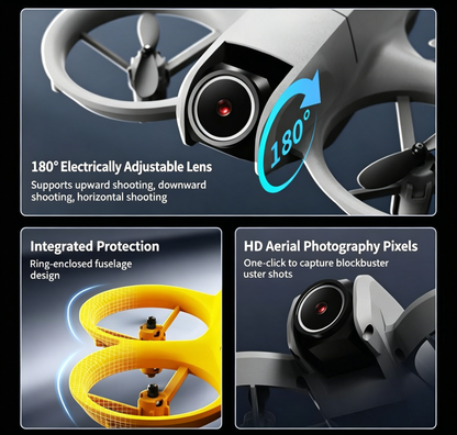 🚁19%OFF Today Smart Drone Pro – Easy to Fly with Intelligent Stability & Control