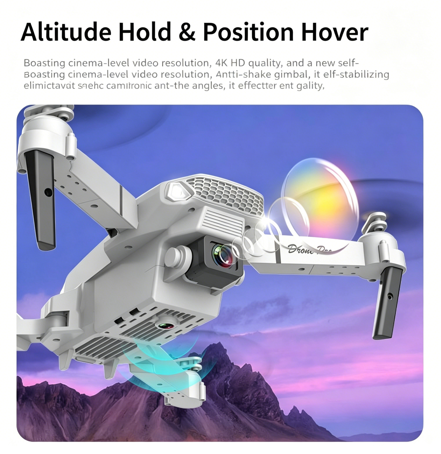 Stop Blurry Shots & Short Flights – Upgrade to a 4K HD Camera Drone