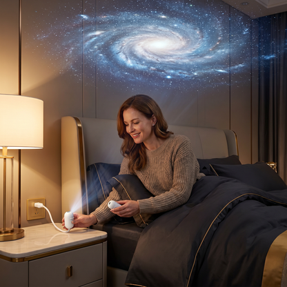 ✨ Modern Starry Sky Lamp – USB Galaxy Projector for Cozy Nights 🌙
