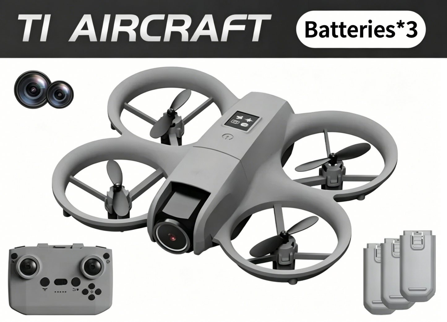 🚁19%OFF Today Smart Drone Pro – Easy to Fly with Intelligent Stability & Control