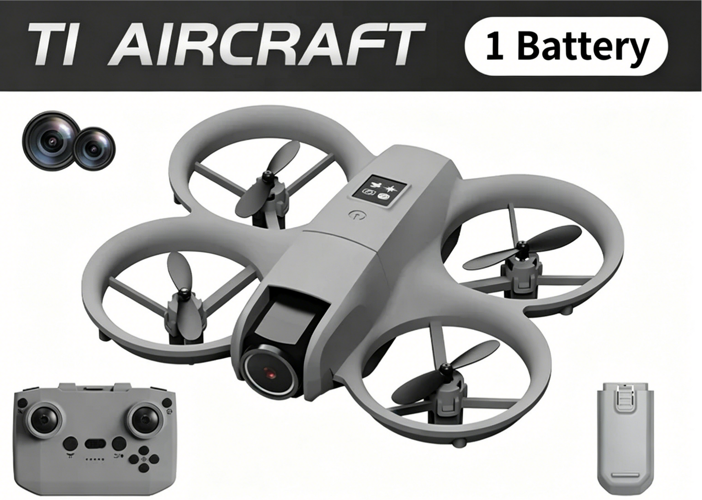 🚁19%OFF Today Smart Drone Pro – Easy to Fly with Intelligent Stability & Control