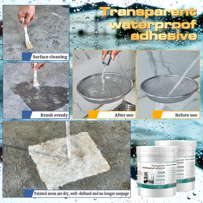 Transparent Waterproof Coating for Indoor & Outdoor